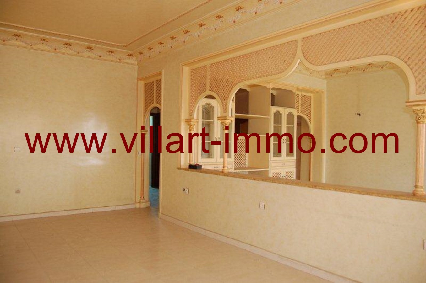1-Location-Appartement-Non meublé-Tanger-Salon-L662-Villart immo