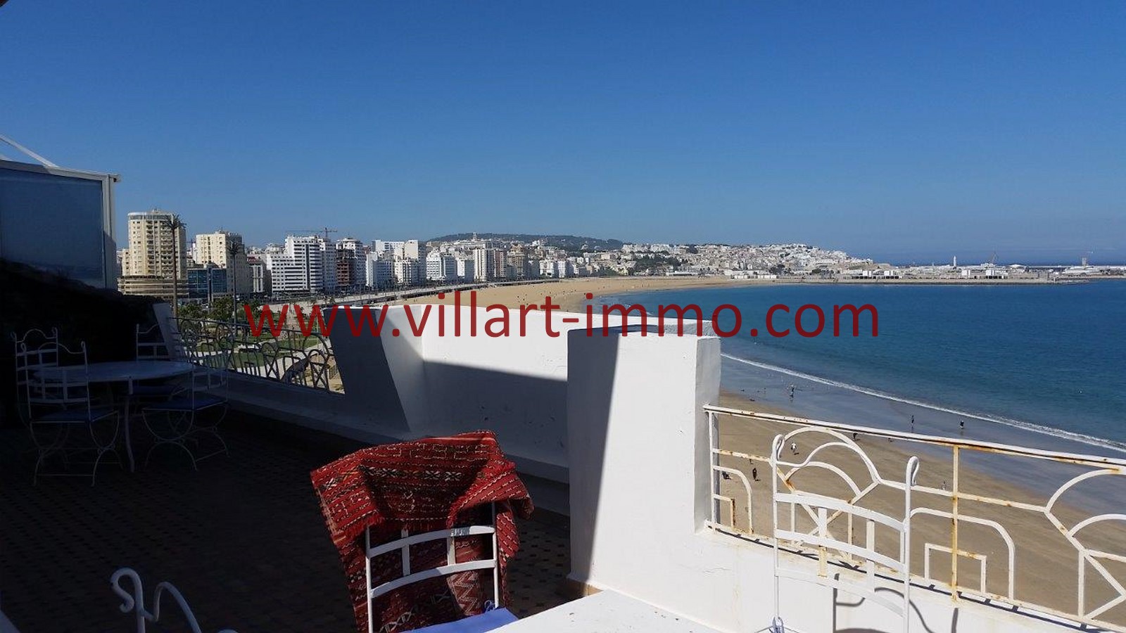 11-location-Tanger-Playa-Appartement-Meublé-Vue mer 1-L1016-Villart immo