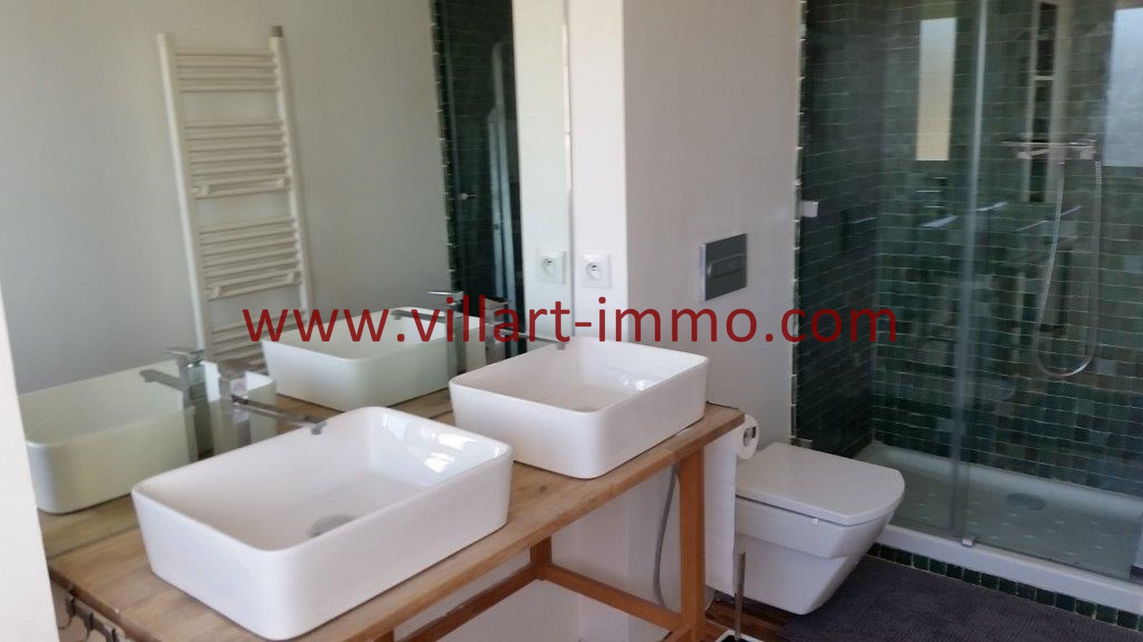 12-Location-Appartement-Meublé-Tanger-Salle de bain 1-L759-Villart immo