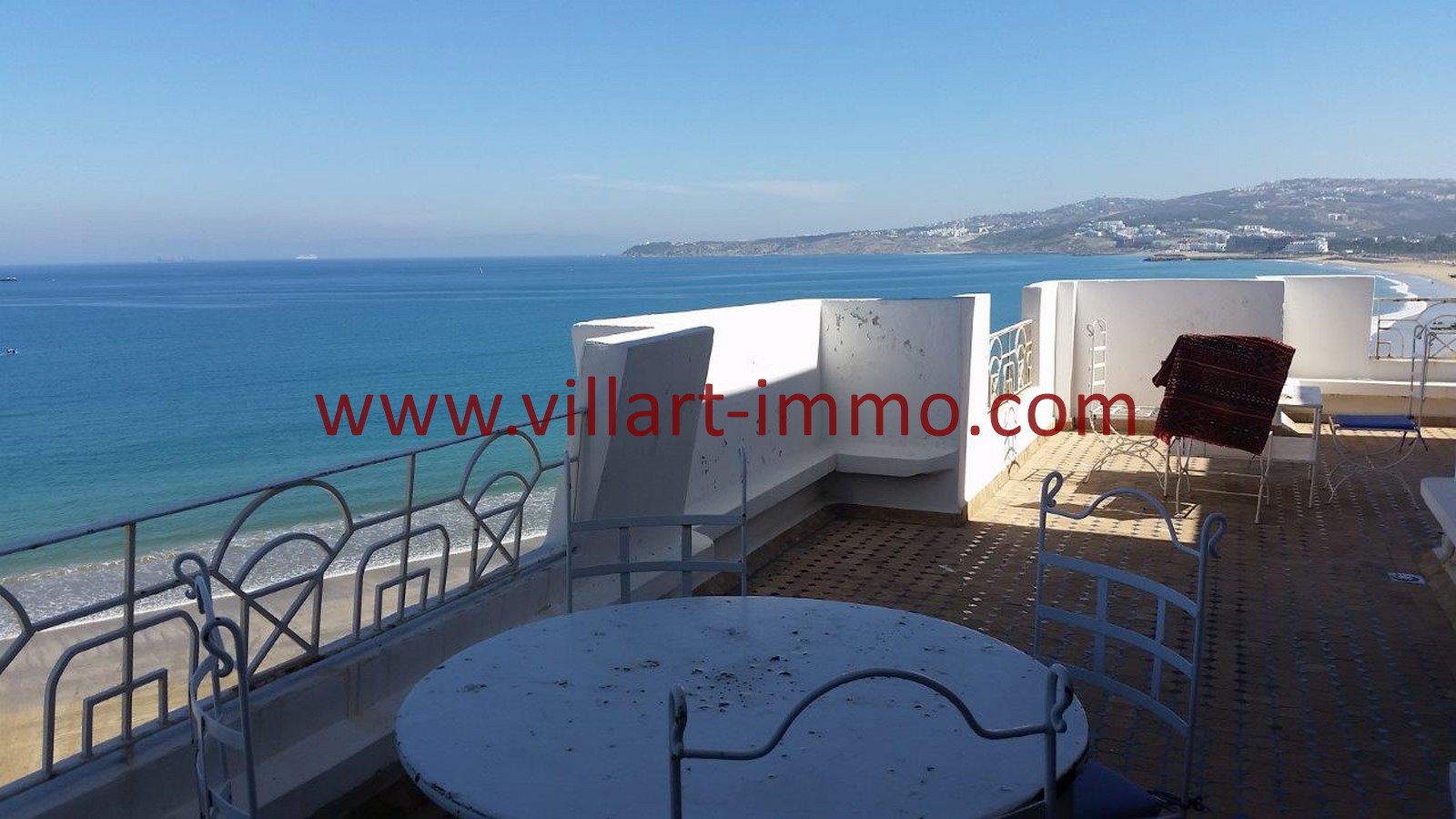 12-location-Tanger-Playa-Appartement-Meublé-Vue mer 2-L1016-Villart immo