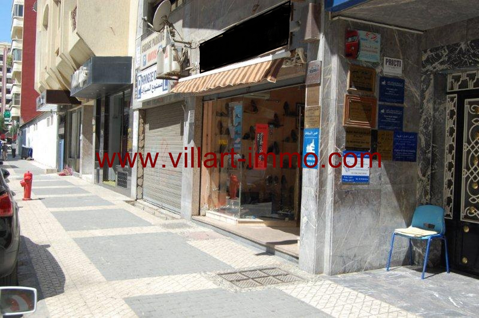 2-Vente-Commerce-Tanger-Centre-ville-Entrée 2-VLC129-Villart Immo