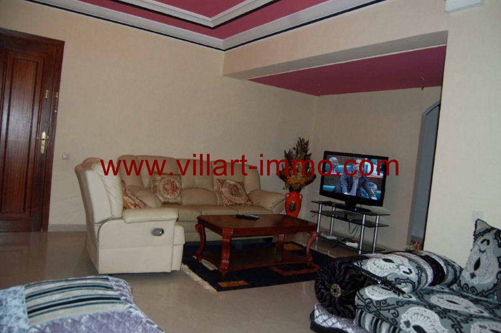 2- Vente -appartement-Tanger-Maroc–Centre-De-Ville-Salon 2-VA145-Villartimmo