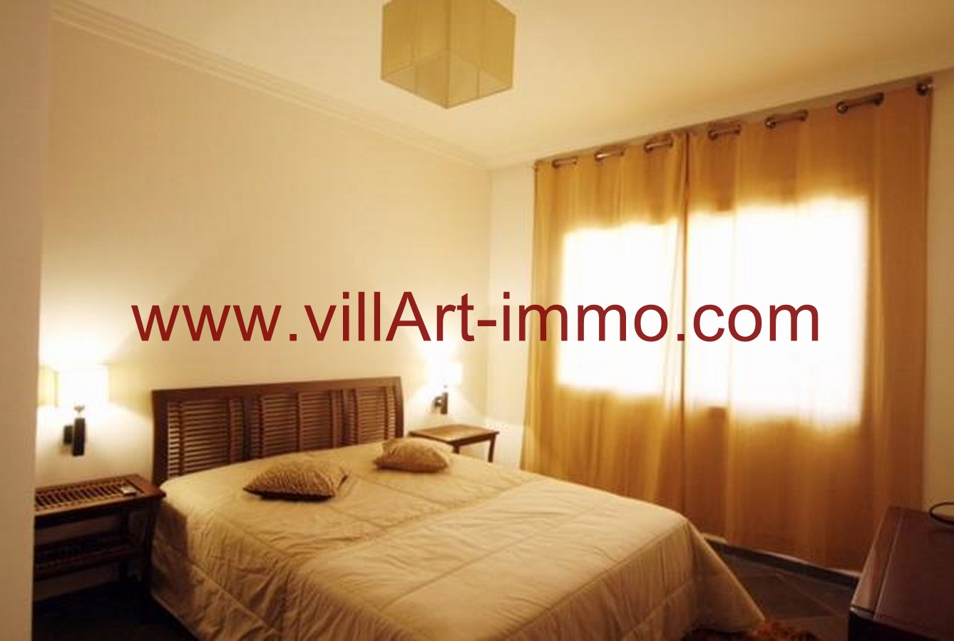 4-Location-Appartement-Meublé-Tanger-Chambre 1-L709-Villart immo
