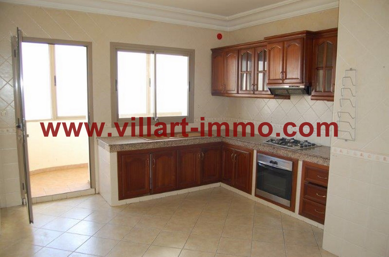 4-Location-Appartement-Non meublé-Tanger-Cuisine -L716-Villart immo