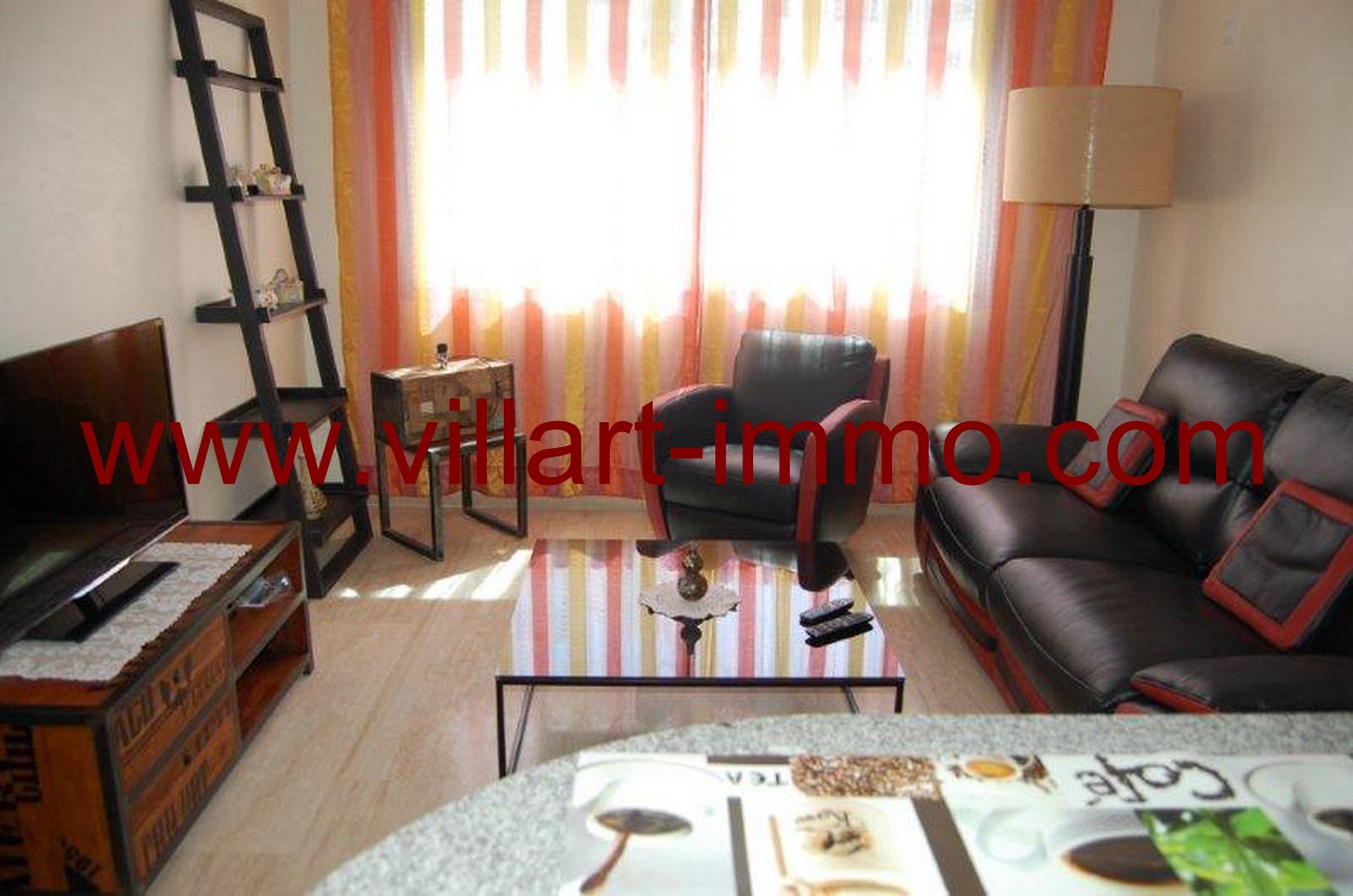 4-Location-Appartement-meublé-Tanger-salon-L678-Villart-immo