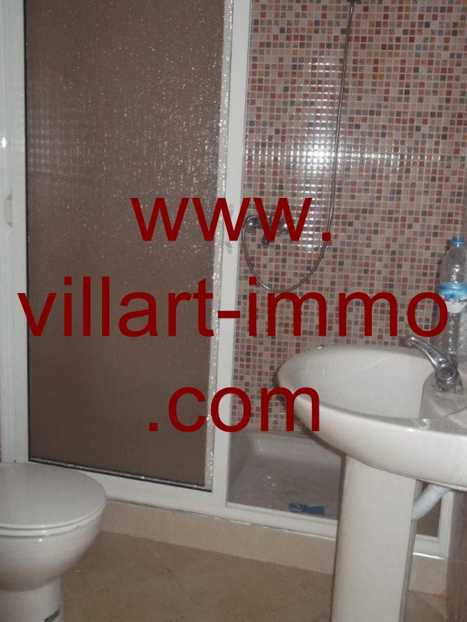 4-Location-Appartement-non meublé-Tanger-salle de bain-L616-Villart-immo