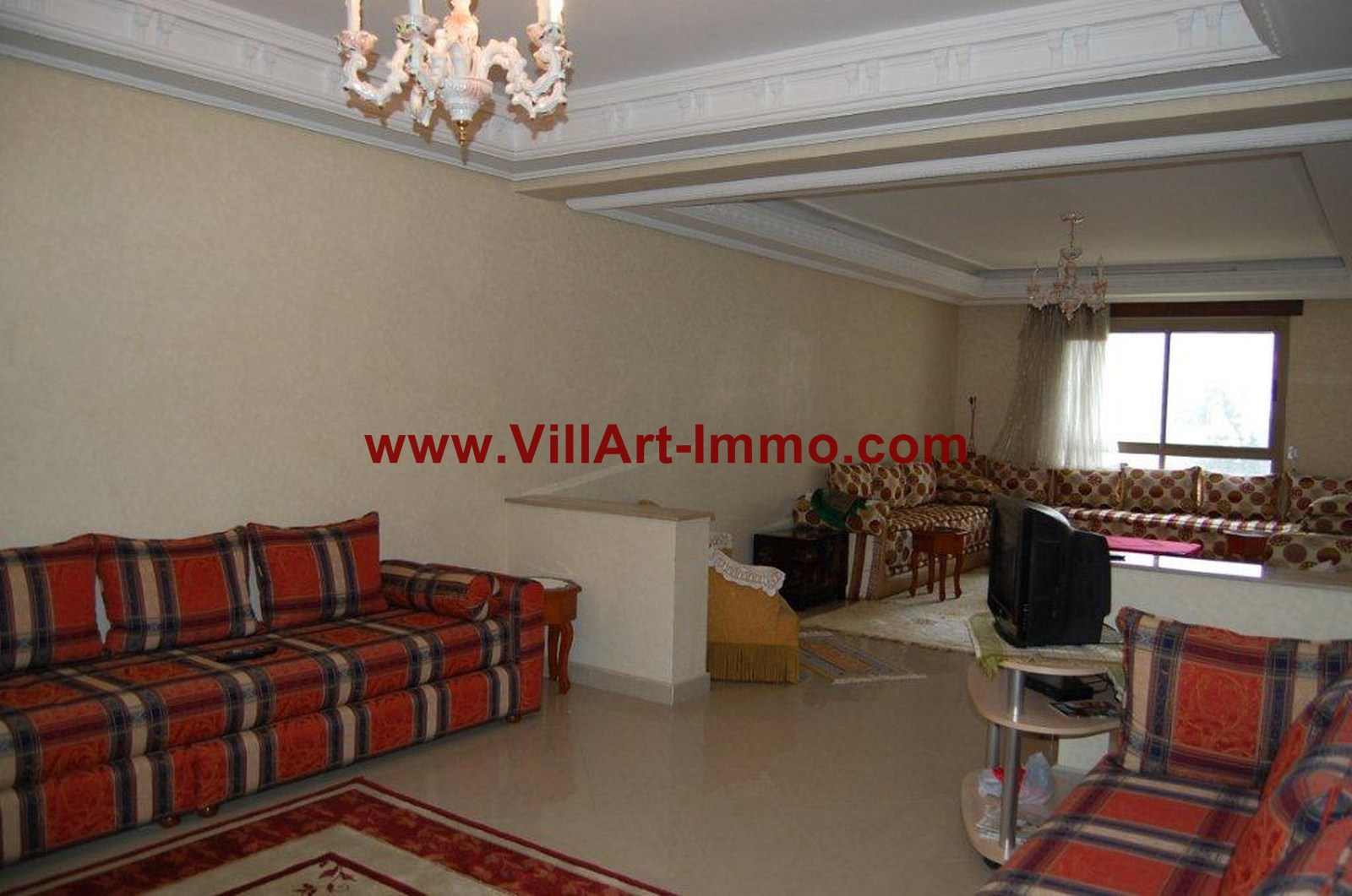 4-Vente-Appartement-Tanger-Iberia-Salon 1-VA295-Villart immo