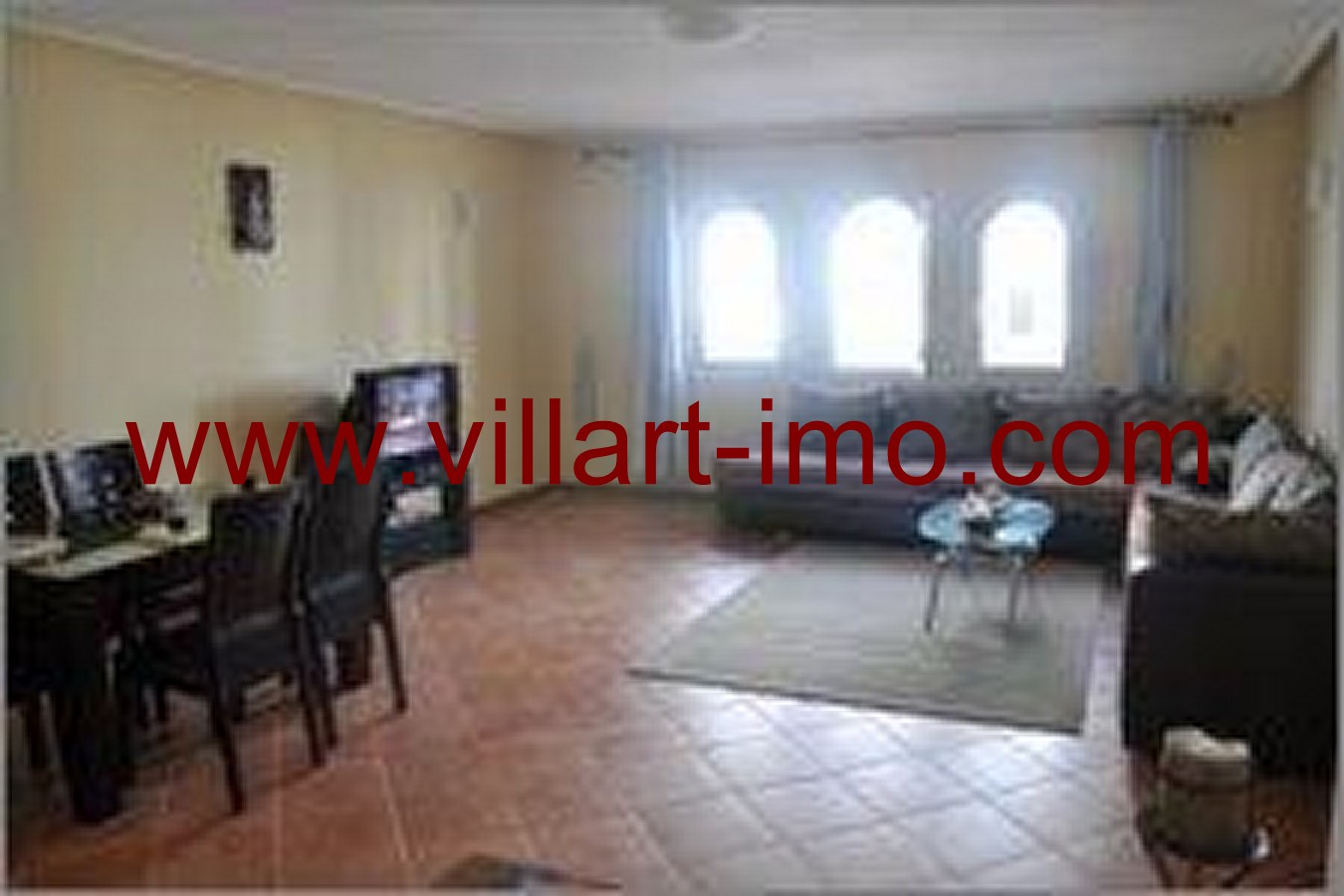 4- Vente -Appartement-Tanger-Maroc–Malabata- Salon-VA50-Villartimmo