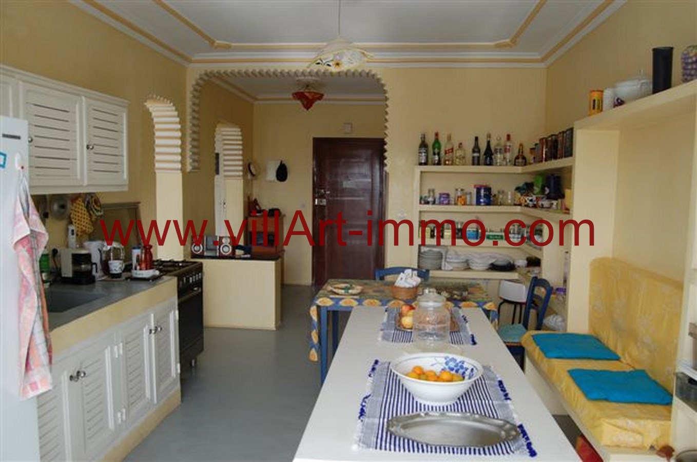 5-Location-Appartement-Meublé-Tanger-Cuisine-L730-Villart immo