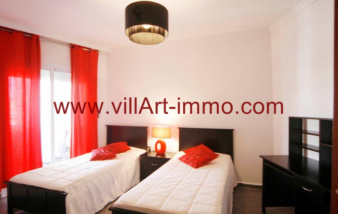 6-Location-Appartement-Meublé-Tanger-Chambre 2-L709-Villart immo