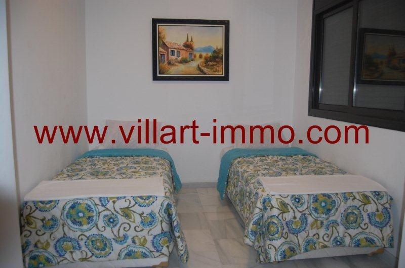 A louer-Appartement meublé-Tanger-Playa-chambre d'amis-L1003-Villart immo