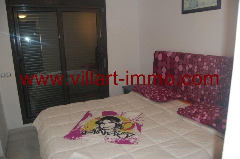 A louer-Appartement meublé-Tanger-Playa-chambre principale-L1003-Villart immo