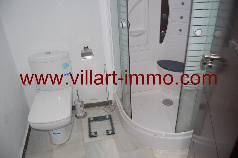 A louer-Appartement meublé-Tanger-Playa-salle de bain complète-L1003-Villart immo