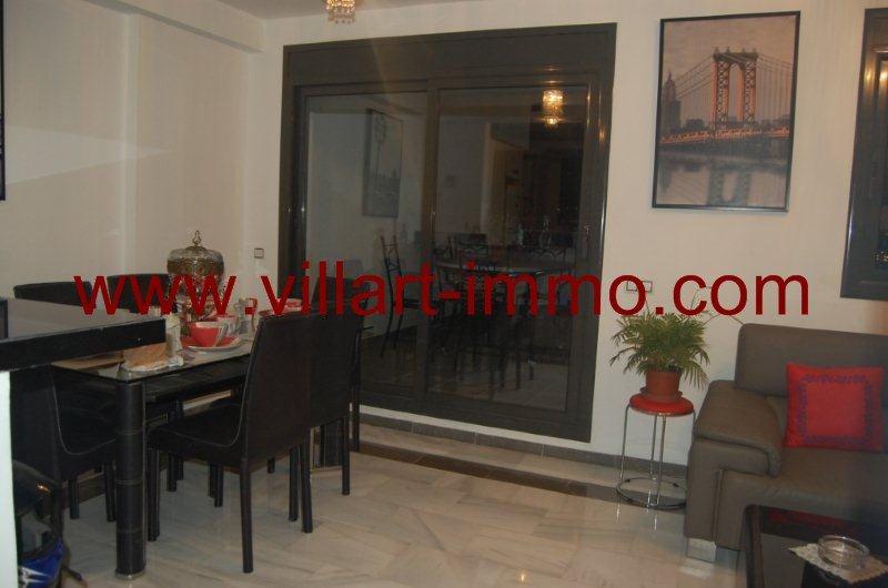 A louer-appartement meublé-Tanger-Playa-coin table à manger-L1003-Villart immo