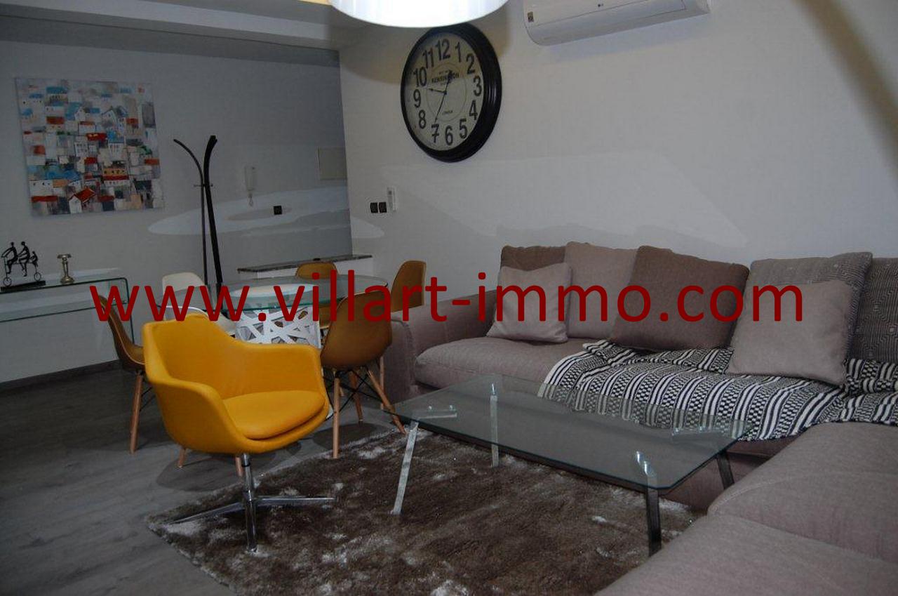 2-Location-Tanger-Appartement meublé-Malabata-Salon2-L1034