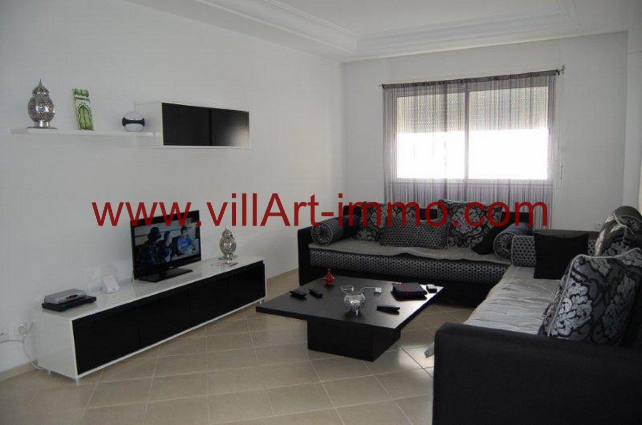 1-Vente-Appartement-Tanger-Branes-Salon 1-VA574-Villart Immo