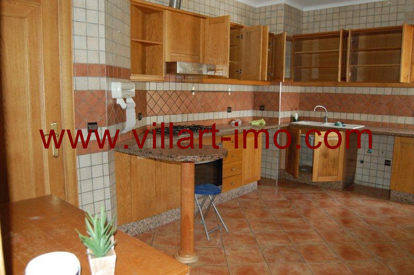 4-Location-Appartement-Non meublé-Tanger-Iberia-Cuisine-L484-Villart immo